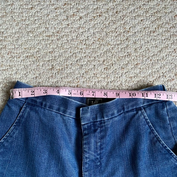 Lee High Waisted Cropped Wide Leg Jeans with Elastic size 6 - Picture 9 of 9